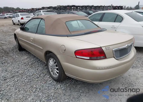 2001 Chrysler Sebring Lxi z USA, uszkodzony, nr VIN 1C3EL55U31N663416